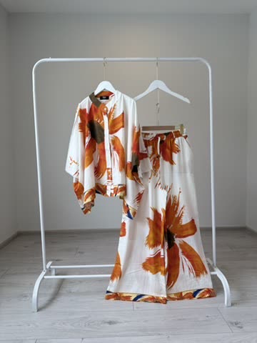 Lifestyle wear garment detail from 890 Factory Thailand — natural woven fabric